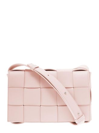 Bottega Veneta Pink Cassette Medium Crossbody Bag