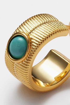 Katie Loxton December Waterproof Gold Birthstone Hoop Earrings at Nordstrom