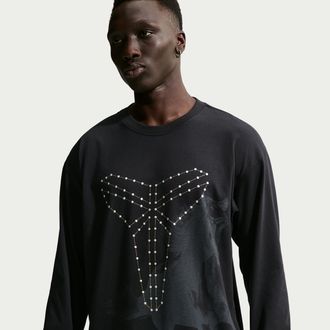 Nike Mens Kobe Dri-FIT Long-Sleeve Basketball T-Shirt in Black | IQ2372-010