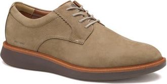 Johnston & Murphy Parker Waterproof Plain Toe Derby in Taupe Waterproof Nubuck at Nordstrom, Size 10.5