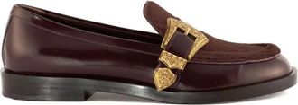Roberto Festa Milano Gesp Detail Loafers - Dames - Loafers - Rood - 37 EU - Leer - Schoenen