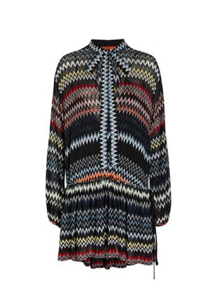 Missoni Chevron Fine-knit Mini Dress - Multicoloured - 42 (UK10 / S)