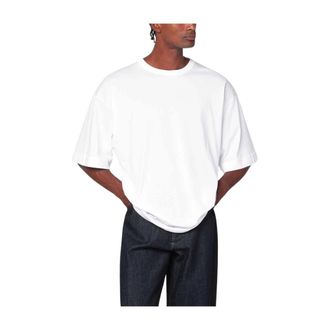 Dries Van Noten T-Shirts, male, White, Size: XL White T-shirts and Polos 100%Co