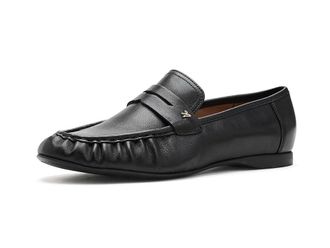 Naturalizer Bloom-Perf Womens Flat Shoes Black Leather : 10.5 M (B), Suede