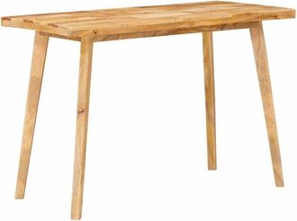 vidaXL Mesa De Comedor Natural 100 X 55 X 75 Cm Madera De Mango Maciza Vidaxl
