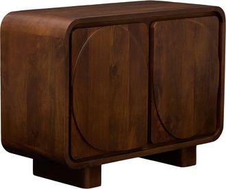 Atmosphera Aparador Shelty Rectangular De 70 X 96 Cm Con 2 Puertas, Color Marr&oacute;n - Atmosphera Cr&eacute;ateur DInt&eacute;rieur