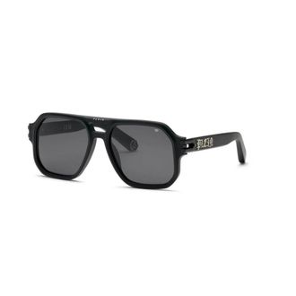 Philipp Plein Oversized Zonnebril - unisex - Accessoires - Zwart - Maat: 57 MM