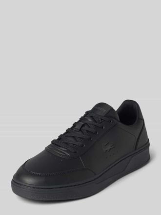 Lacoste Low Top Sneaker mit gewebtem Label Modell COURT PRO in Black, Gr&ouml;&szlig;e 41