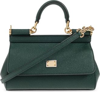 Dolce & Gabbana Handtas Sicily Klein - Dames - Handtassen - Groen - ONE Size - Leer - Tassen