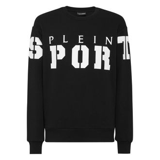 Plein Sport Hoodies & sweatvesten, Heren, Zwart, L, Katoen, Sweatshirt LS