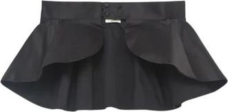 Bite Studios Petal Belt - Dames - Korte rokken - Zwart - 2XS - Katoen - Rokken
