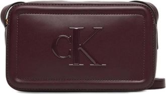 Calvin Klein Bold CK Camera Bag - Dames - Tassen - Rood - Maat: ONE Size Poliester