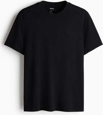 H&M Warming T-Shirt in Regular Fit - Schwarz