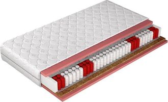 Mirjan24 Colch&oacute;n Bora Coco, Con Muelle (pocket), Fieltro, Lana, 7 Zonas Anat&oacute;micas, Respirable, Dos Caras, Dos Niveles De Firmeza, Capa De Coco, La Espuma De P