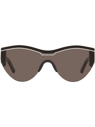Balenciaga Occhiali da sole Ski cat-eye - Nero