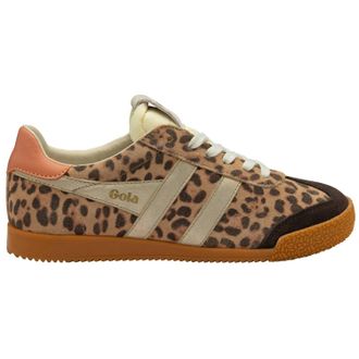 Gola Womens Elan Leather Sneakers In Safari