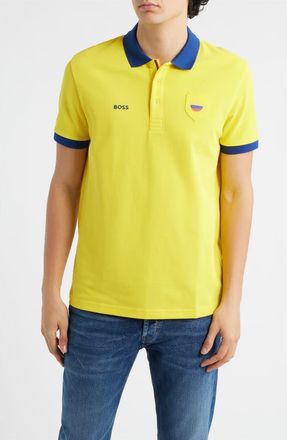 BOSS Lux Paddy Cotton Polo in Colombia at Nordstrom, Size X-Large
