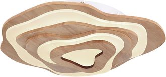 Globo Lighting Plafoniera - Marrone - Jacks - Legno - Led - 41768-40 - Globo