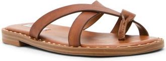 Steve Madden Brutus Slide Sandal in Tan Leather at Nordstrom, Size 5.5