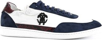 Roberto Cavalli Low Top Sneaker in Navy/White/Wine at Nordstrom, Size 12
