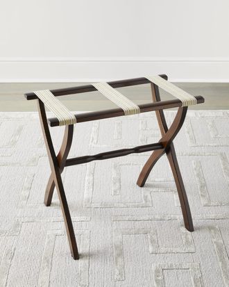 Gate House Furniture Dual Stripe Luggage Rack