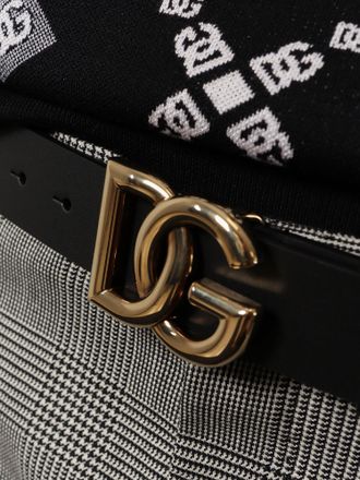 Dolce & Gabbana Mens Leather Belt Black