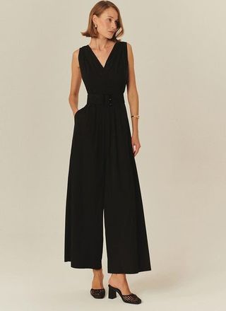 Exquise Alicia Jumpsuit in Black at Nordstrom, Size X-Large