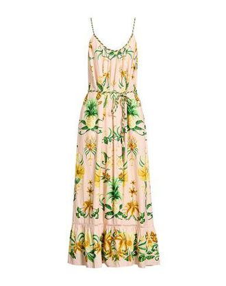 Farm Rio BOTANICAL BEAUTY PINK MAXI DRESS