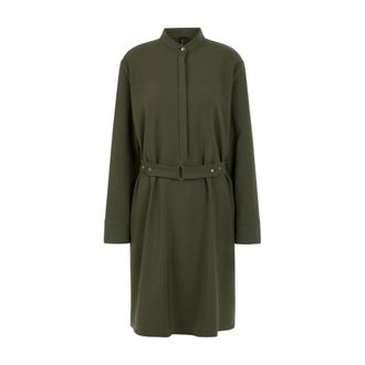 Marc Cain Shirtjurk met ceintuur - Dames - Jurken - Groen - Maat: XS