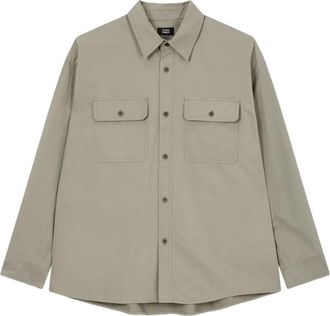 STUDIO TOMBOY Camicia con tasche con patta - Verde