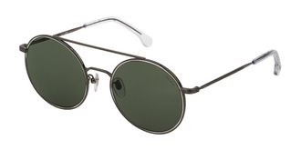 Lozza SL2335M Polarized 568Z Mens Sunglasses Black Size 53