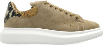Alexander McQueen Sneakers oversize in pelle scamosciata - Toni neutri