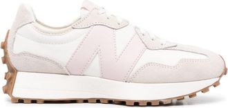 New Balance 327 panelled low-top sneakers - women - Rubber/Fabric/Calf Leather/Calf Suede - 6 - White