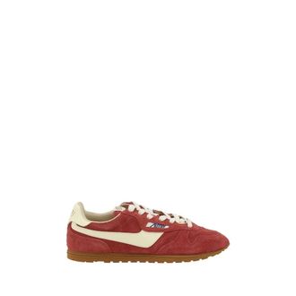 Autry Elegante Windspin Low Su&egrave;de Sneakers - Heren - Sneakers - Bruin - 41 EU - Su&egrave;de - Schoenen