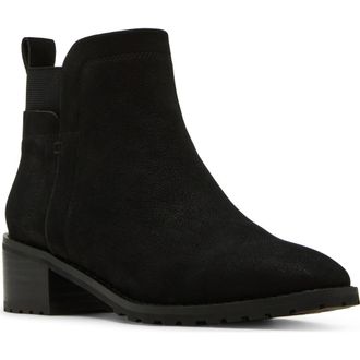 Blondo Shyne Waterproof Bootie in Black Nubuck at Nordstrom Rack, Size 9.5