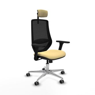 Piqueras y Crespo Piqueras Y Crespo Silla De Oficina Mardos Crema Confortable