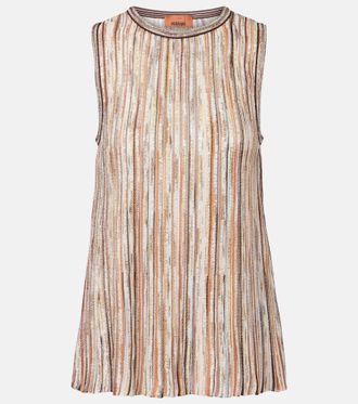 Missoni Sequined lame top