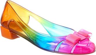 Ferragamo Vara Jelly Ballet Flat