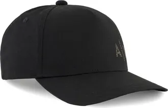 A|X Armani Exchange logo-embellished baseball cap - men - Cotton - One Size - Black
