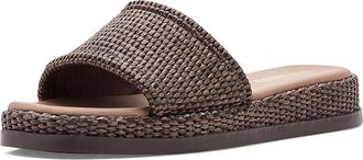 Steve Madden Boardwalk Womens Flat Shoes Brown Raffia : 7.5 M, Textile