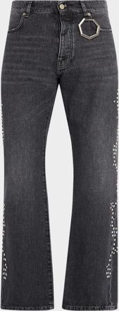 Alchemist Men & apos;s Studio Embellished Bootcut Jeans