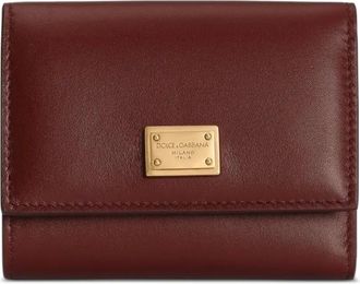 Dolce & Gabbana Portemonnee met logoplakkaat - Rood