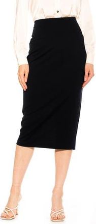 Alexia Admor Jacki Pencil Midi Skirt in Black at Nordstrom Rack, Size 10