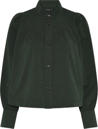 Bruuns Bazaar Thrinax BBTindra Jas - Dames - Zomerjassen - Groen - M - Katoen - Jassen