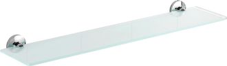 WENKO 22175100 Cuba Soporte Para Cuarto De Ba&ntilde;o Zinc Cromado De Molde 60x5x13,5 Cm