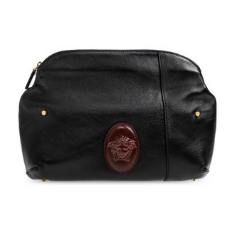 Versace Lou Heuptas - Heren - Heuptassen - Zwart - ONE Size - Leer - Tassen