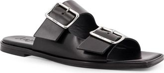 Aeyde Bruine Leren Sandalen Vierkante Neus - Dames - Sandalen - Bruin - 36 EU - Leer - Schoenen