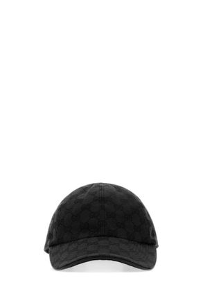 Gucci Black GG Logo Baseball Hat