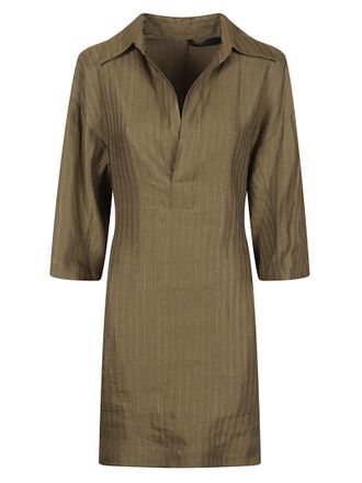Petar Petrov Loose Fit Striped Daytime Dress
