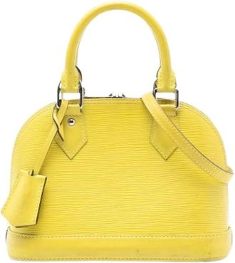 Louis Vuitton Pre-owned Mini Bags, female, Yellow, Size: ONE SIZE Pre-owned Alma BB